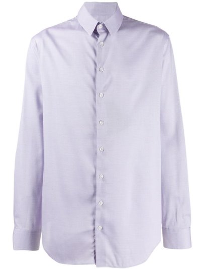Giorgio Armani Long Sleeve Hemd Herren Lila | 10VYD98O