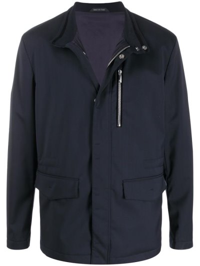 Giorgio Armani Long Sleeve Laufschuhe Jacke Herren Blau | 10X8V2NL