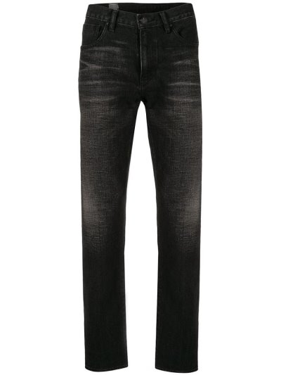 Giorgio Armani Mid Rise Slim Fit Jeans Herren Grau | MTO45KJQ