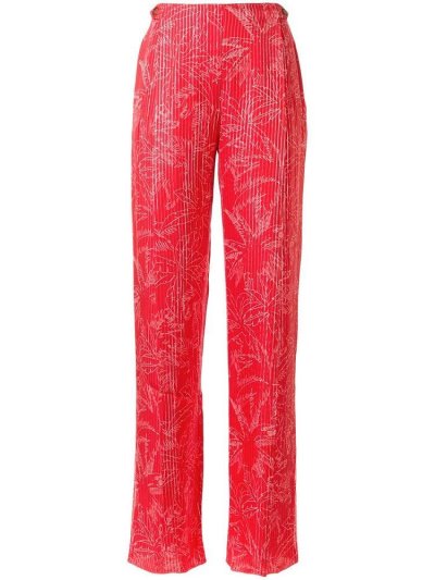 Giorgio Armani Palm Tree Print Hose Damen Rot | A4DN8H27