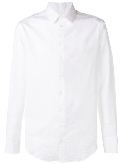 Giorgio Armani Pointed Collar Hemd Herren Weiß | D87JE9M8