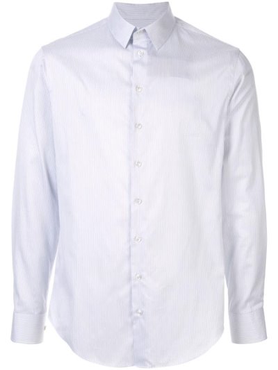 Giorgio Armani Slim Fit Hemd Herren Blau | KU3XBIYH