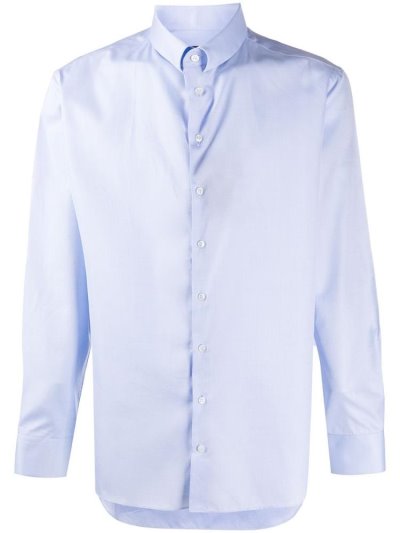 Giorgio Armani Slim Tailored Hemd Herren Blau | 8Q1GKXUS