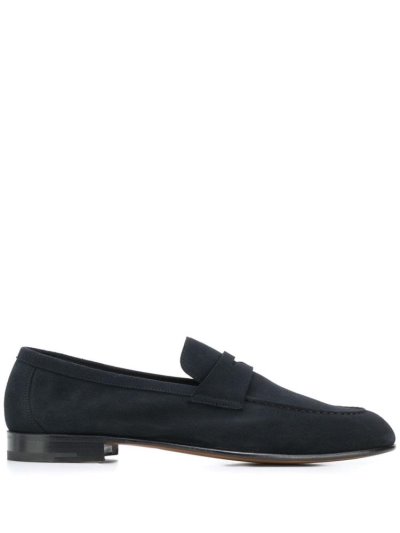 Giorgio Armani Slip On Loafers Herren Blau | F8M7OOO6