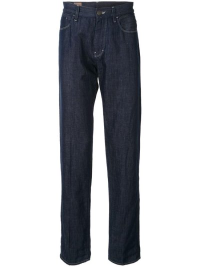 Giorgio Armani Straight Leg Jeans Herren Blau | O7H3P2KC