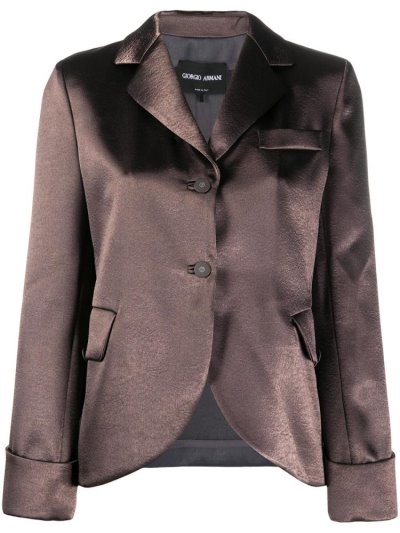 Giorgio Armani Tailored Single Breasted Blazer Damen Braun | OOAXNI9I