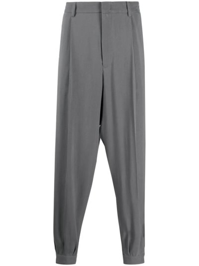Giorgio Armani Tapered Hose Herren Grau | MXCUHNXH