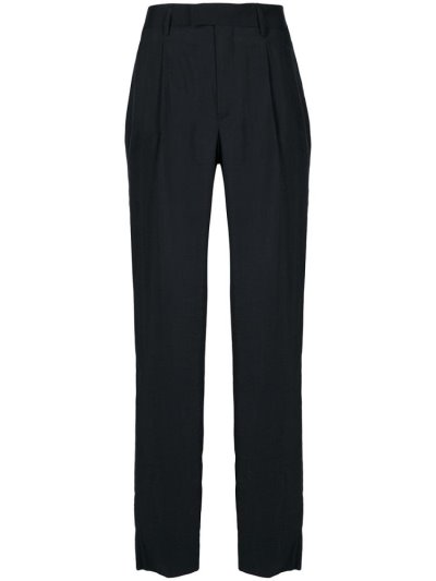 Giorgio Armani Tapered Leg Hose Herren Schwarz | TLAU67A3