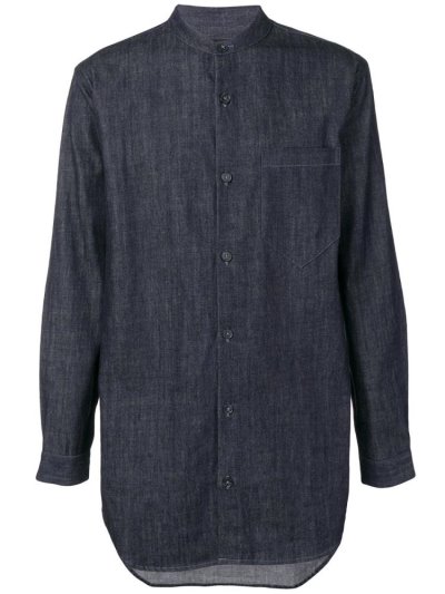 Giorgio Armani Textured Plain Hemd Herren Blau | 9EFTUBRI