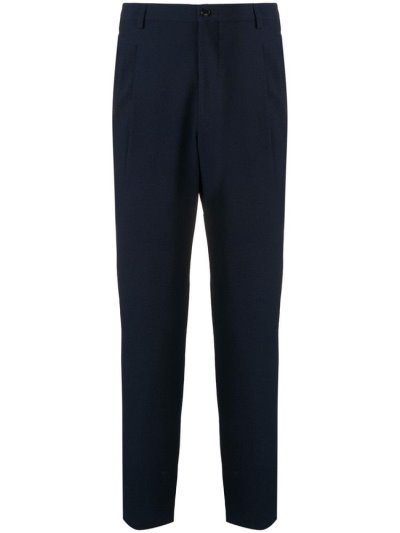 Giorgio Armani Textured Tailored Pants Hose Herren Blau | ZD042GL2