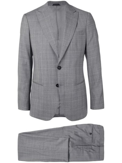 Giorgio Armani Two Piece Anzüge Herren Grau | 38RAH3ED