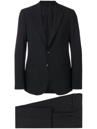Giorgio Armani Two Piece Anzüge Herren Schwarz | AD44JEMG