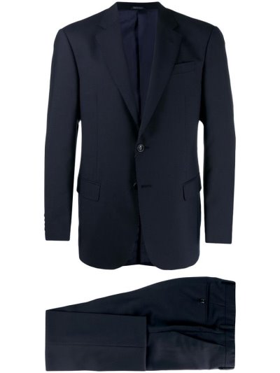 Giorgio Armani Two Piece Formal Anzüge Herren Blau | 18XSAADI