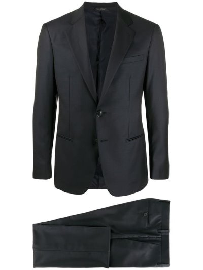 Giorgio Armani Two Piece Formal Anzüge Herren Blau | 6FRKQVXE