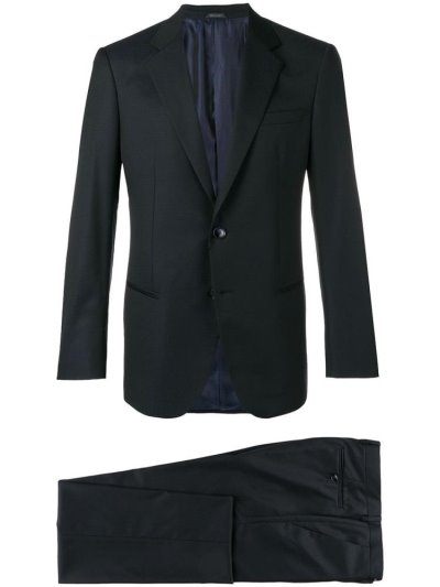 Giorgio Armani Two Piece Formal Anzüge Herren Blau | MBQ48XIB
